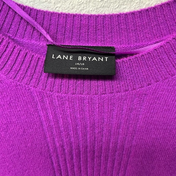 Lane Bryant Purple Women's Sweater - Picture 2 of 3